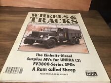 WW2 Post War Military Vehicle Wheels Tracks magazine No 57 Surplus  MVs SPGs Ram