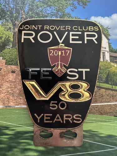 Rover fest grill bonnet - bonnet, badge