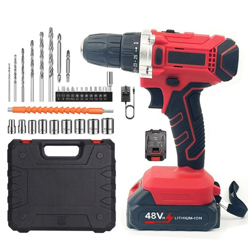 48v cordless hammer drill - 48v, set