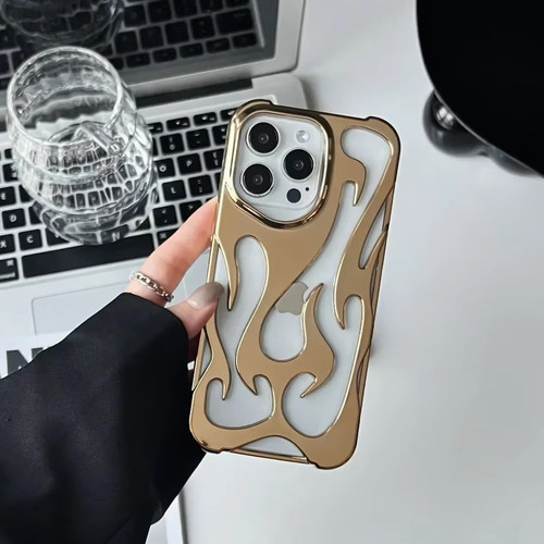 Hollow flame printed phone - hollow,