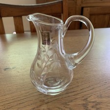 Rockingham Crystal Hand Cut Glass Jug  design 