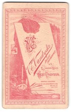 Photograph V. E. Vandyck, West Croydon, Photographer's Monogram with Address  