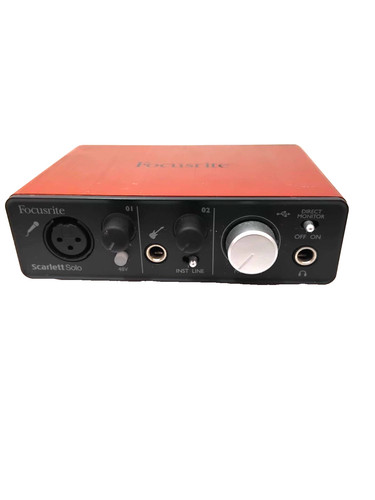 Focusrite scarlett solo - solo, usb