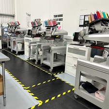 Melco EMT16x well maintained embroidery machine in excellent condition