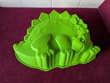 Large Silicone Cake Mould -Dinosaur used good condition see photo's