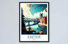 Exeter Travel Print Wall Art