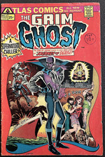 The Grim Ghost #2 March 1975 Atlas Ernie Colon Bronze Age Bondage Horror FN