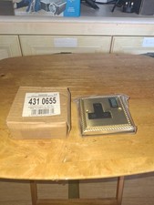 MM20168 georgian polished brass 1 gang 13 amp switched  socket brass