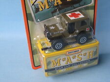 Matchbox Star Car MASH Army Jeep Toy Model Car 60mm in BP TV Series Movie b