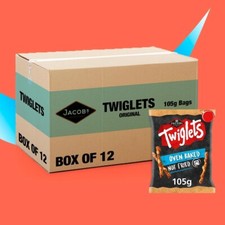 Jacobs Twiglets Original Full Case X 12 Bags Bargain Price £13.99