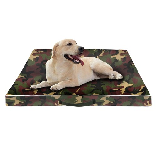 Camouflage dog bed - dog, bed,mojo