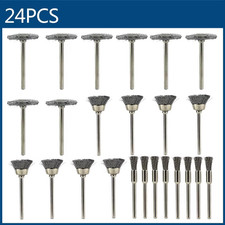 24pcs wire wheel - brush, dremel