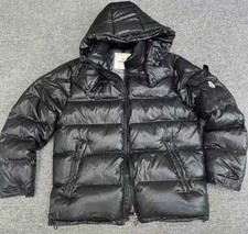 Moncler Maya Jacket Hooded Down Quilted Warm Coat Mens Size L