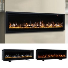 Electric Fireplace Inset into/