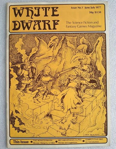 White dwarf magazine issue - magazine,