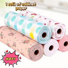 1 Roll Non-Slip Mat Kitchen Drawer Liner Pad Shelf Underlay Protect Cupboard