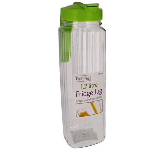 Fridge jug with lid square - with,
