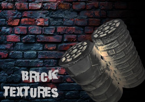 Brick wall texture roller/