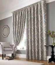 CHENILLE CURTAINS Pair Ashley