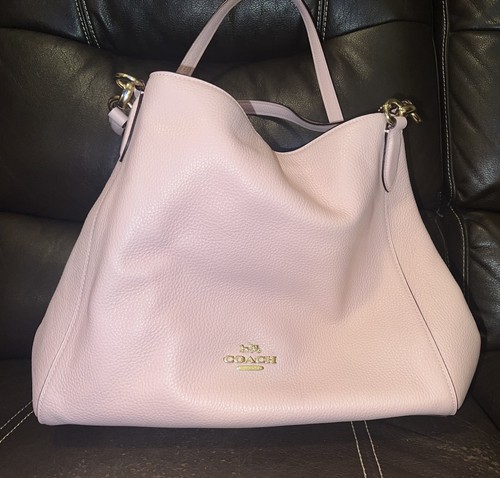 Coach edie pebbled leather - pebbled,