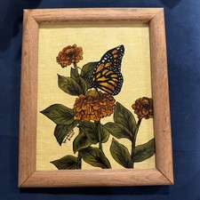 Vintage Handpainted Reverse