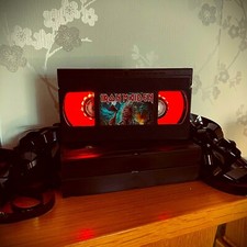 Retro VHS Lamp, Iron Maiden