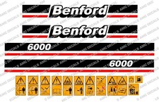  BENFORD 6000 DUMPER DECALS
