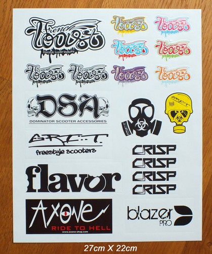Stickers kickboard stunt - 20,