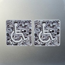 2x B&W Stickerbomb Disabled