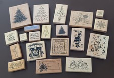 Wooden Card Making Stamps see Description for sizes