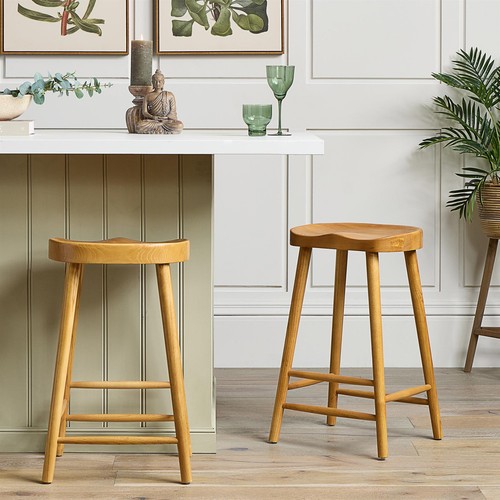 Shaker counter stool light - counter, oak