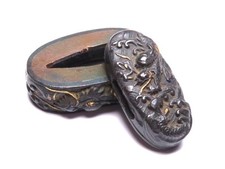 Japan antique edo era - edo, shakudo