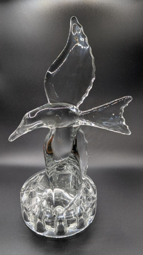 Cambridge glass flower frog - glass,