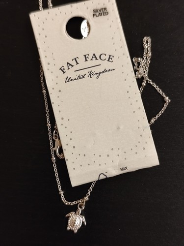 Fat face turtle - fat, necklace