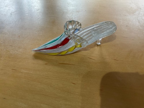 Murano glass slipper hand - murano,