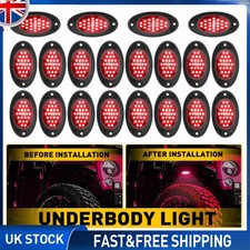 25 Pods Red LED Rock Light For
