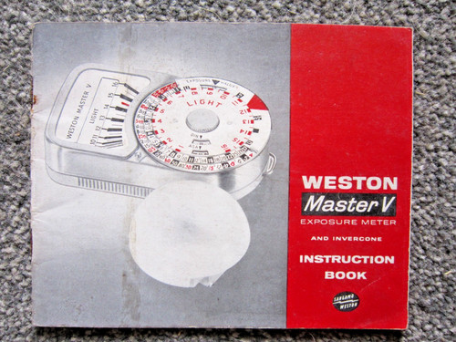 Weston master exposure meter - weston,
