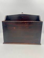 Antique Wooden Letter Rack Holder Vintage Desk Tidy