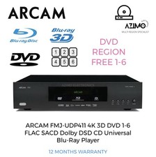 ARCAM FMJ-UDP411 4K 3D DVD 1-6 FLAC SACD Dolby DSD CD Universal Blu-Ray Player s