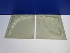 2 large LEGO GREY MOON BASE 3D