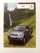 Mitsubishi L200 2014 Brochure UK Walkinshaw Barbarian Warrior Trojan 4Life 4Work