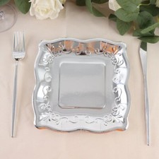 25 Square 7" Disposable Dinner