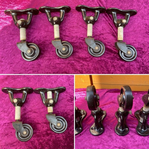 Antique castors industrial - antique,