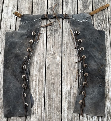 Vintage leather cowboy - vintage, chaps