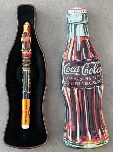 Vintage coca cola pen - coca-cola, tin