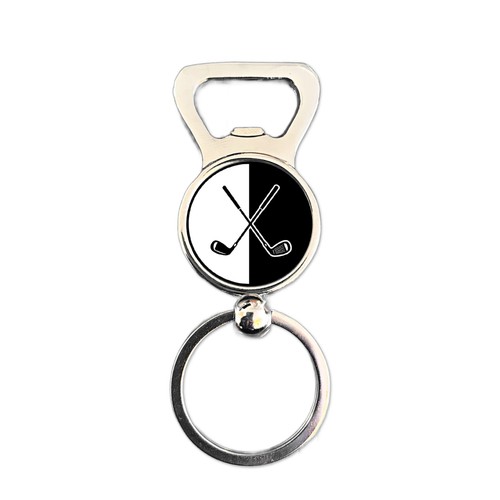 Golf bottle opener - opener, keyring