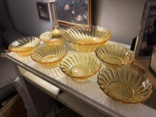 Vintage Bagley Carnival Glass