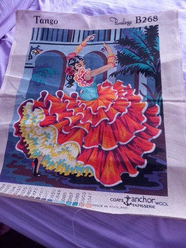 Penelope tango tapestry - tango, canvas