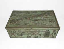 Antique/Victorian Tin, HB & S Ltd, CCB Treasure Box for Sewing Items Storage
