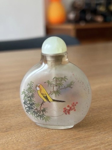 Vintage chinese inside painted - vintage,